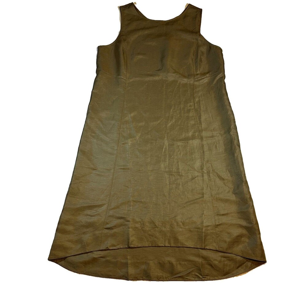 J Jill Breen Sleeveless Dress Brown Size 2XL NWT